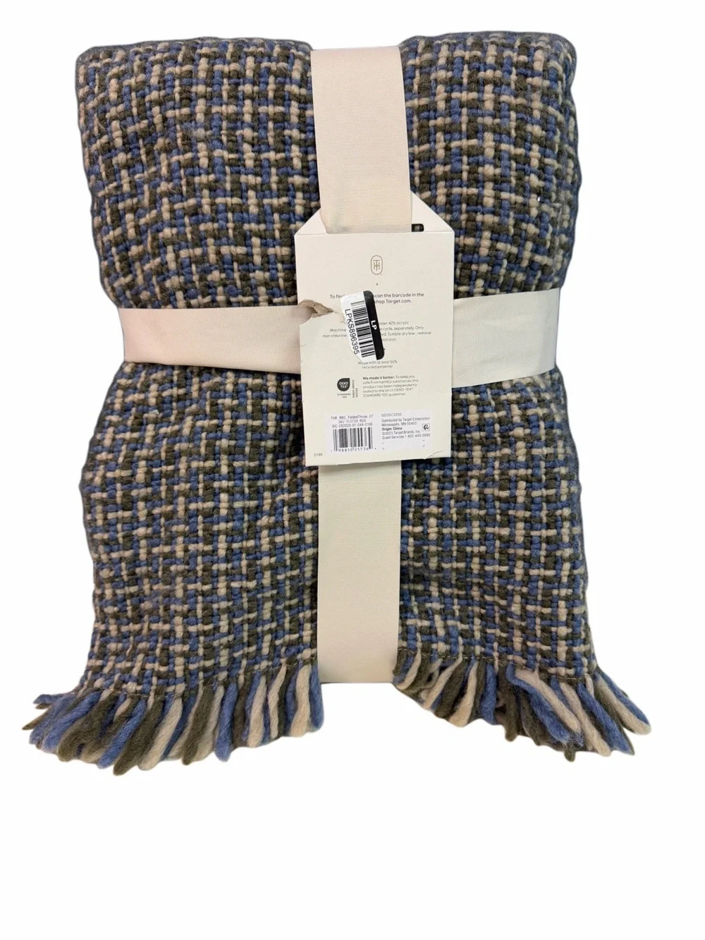 Threshold Woven Reversible Throw Blanket 50X60